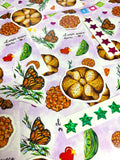 November Sticker Set of Mariposa Mail Club