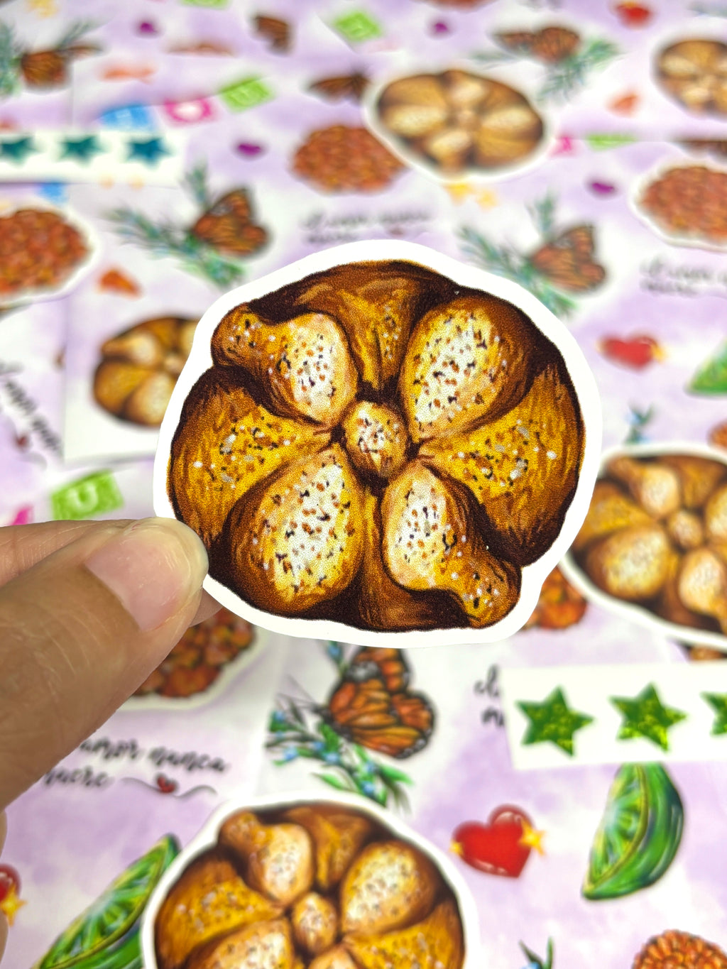 November Sticker Set of Mariposa Mail Club