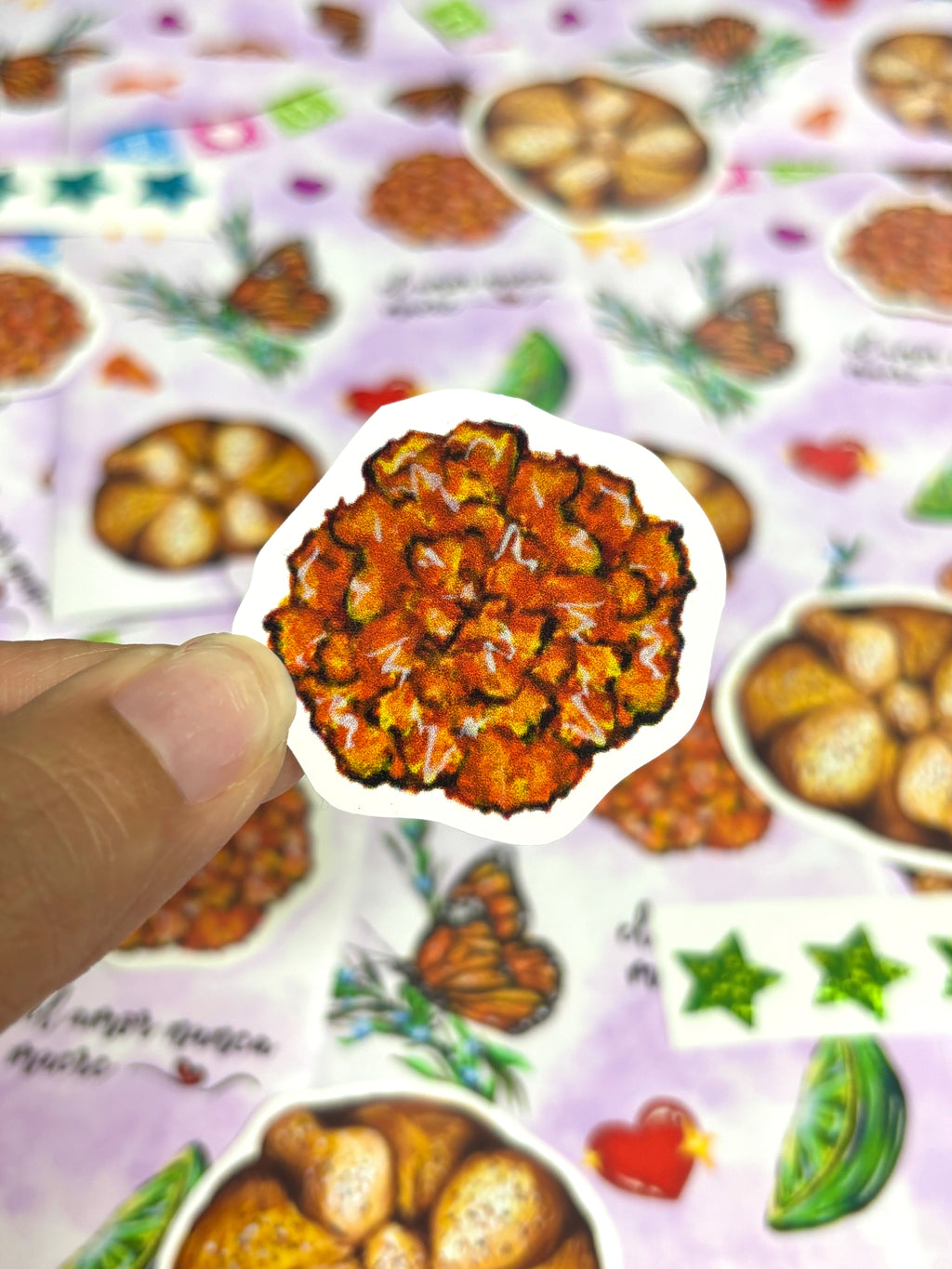 November Sticker Set of Mariposa Mail Club