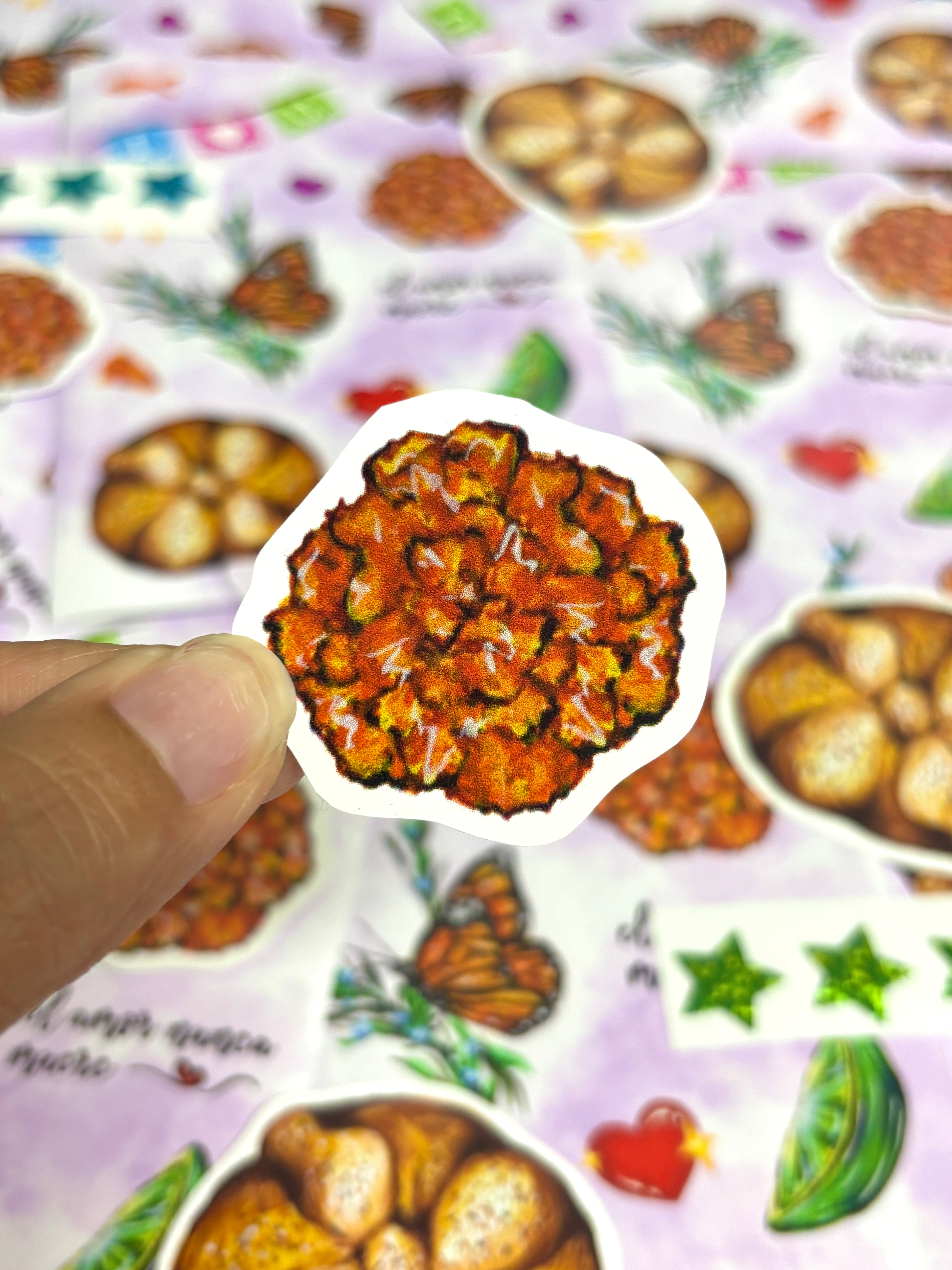 November Sticker Set of Mariposa Mail Club