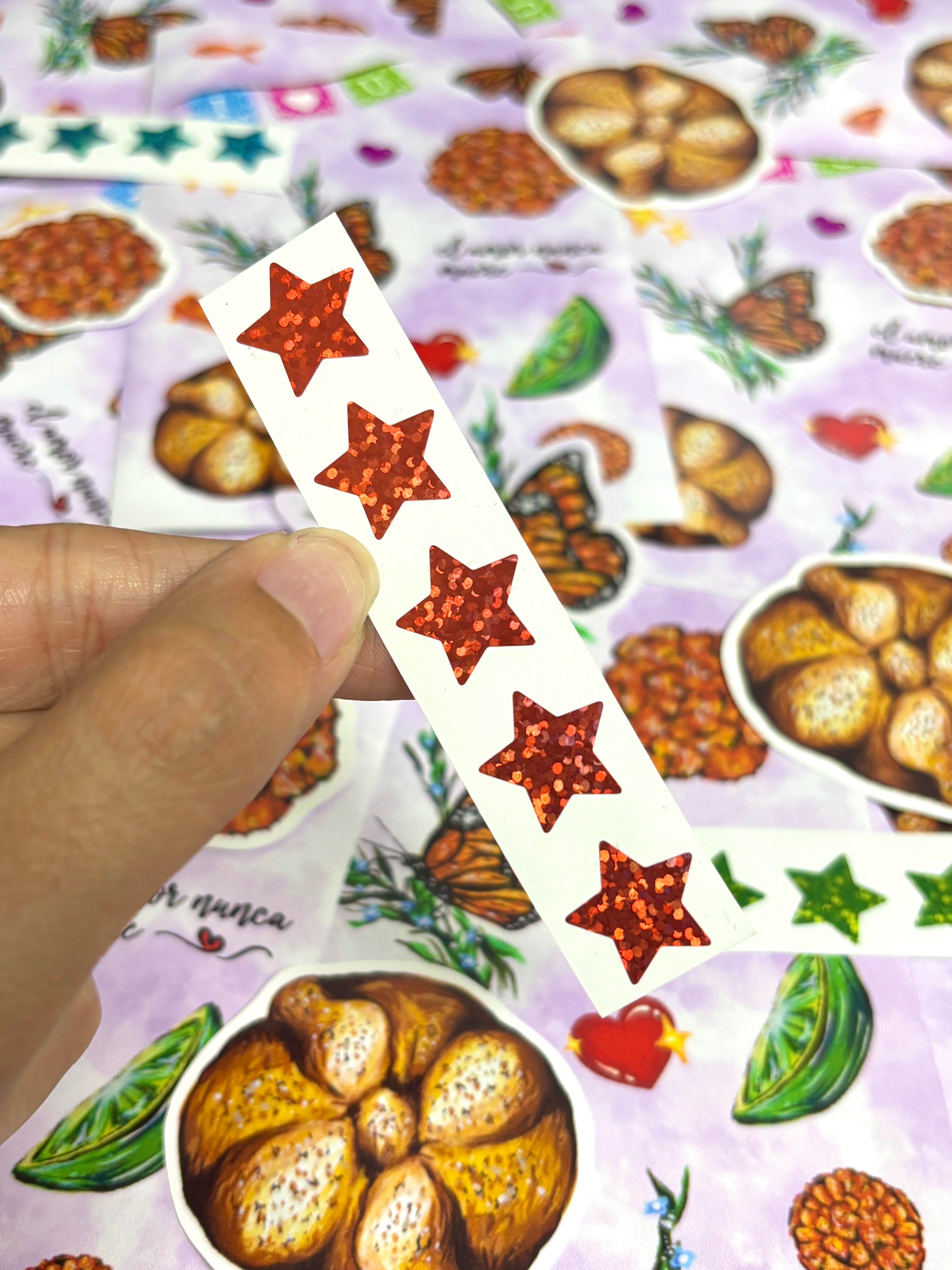 November Sticker Set of Mariposa Mail Club