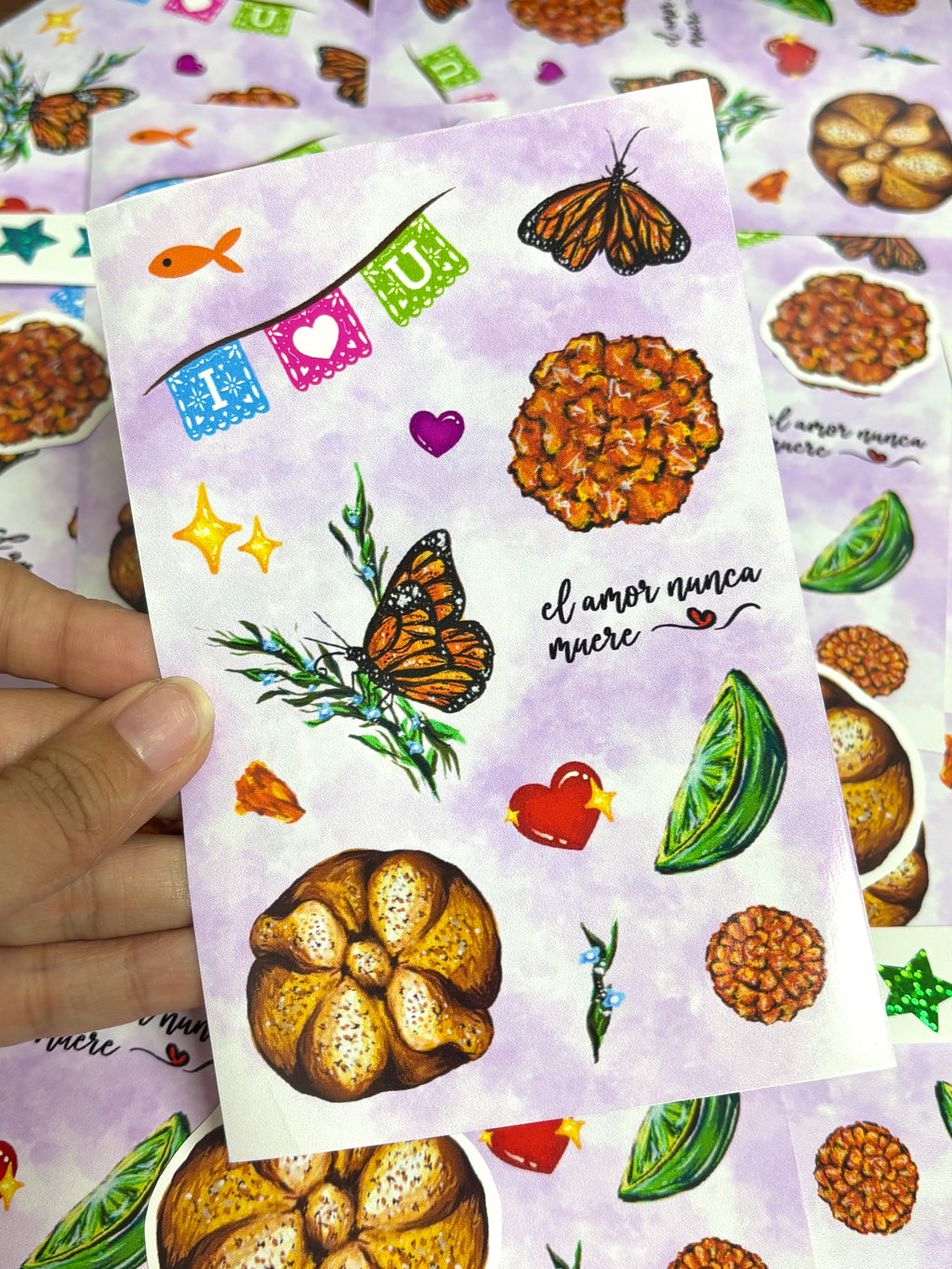 November Sticker Set of Mariposa Mail Club