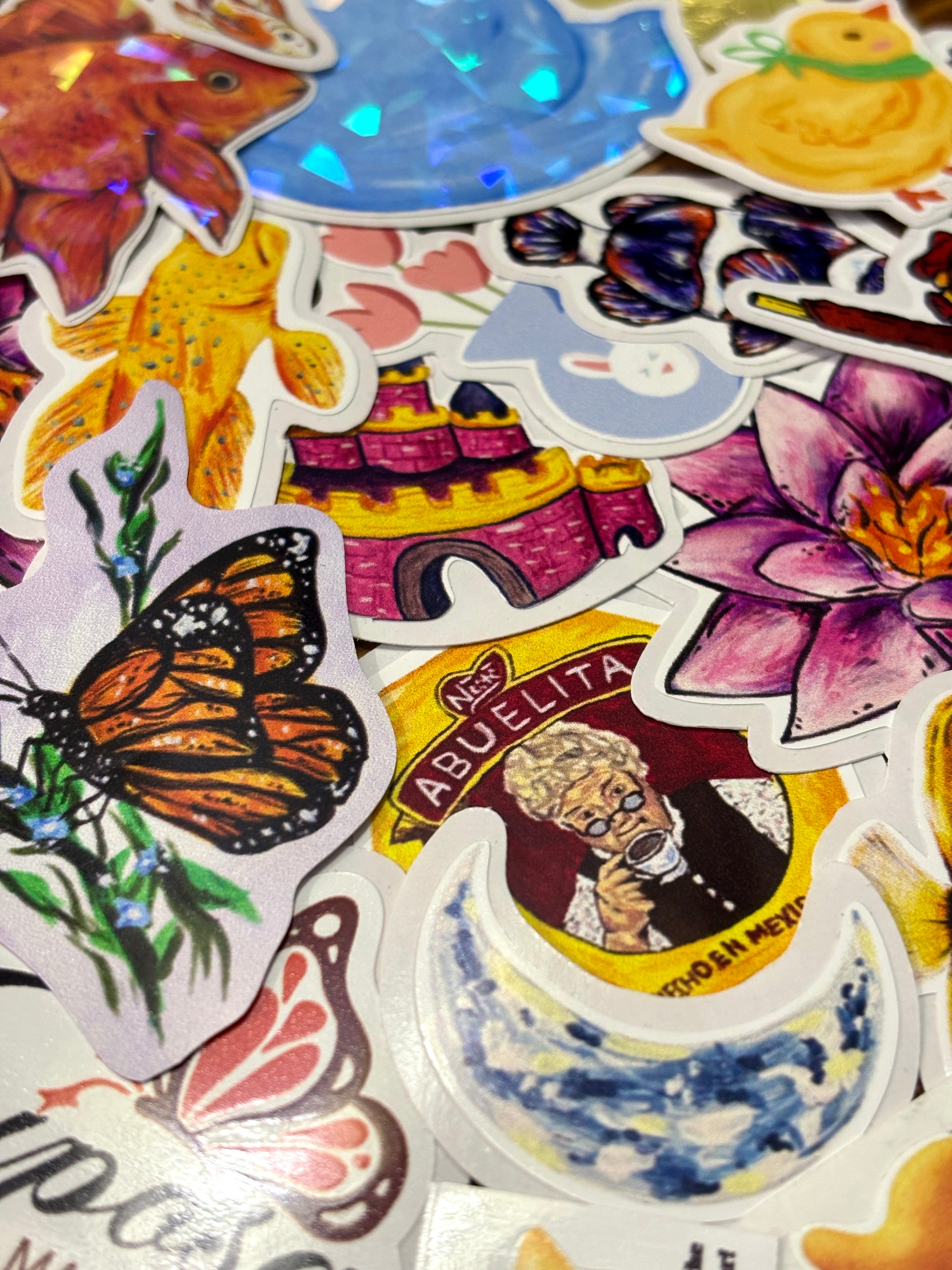 8pc Mystery Sticker Set