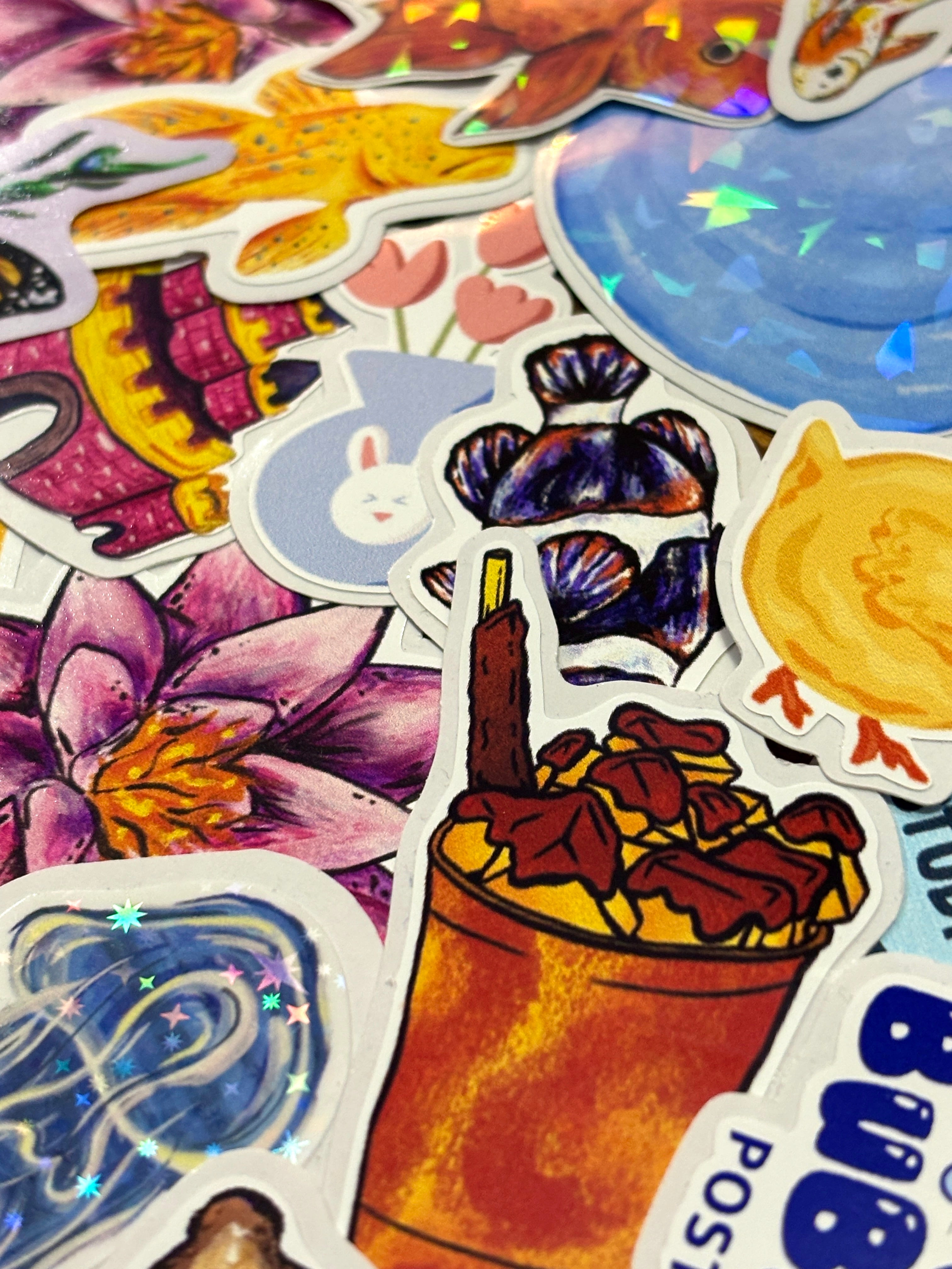 8pc Mystery Sticker Set