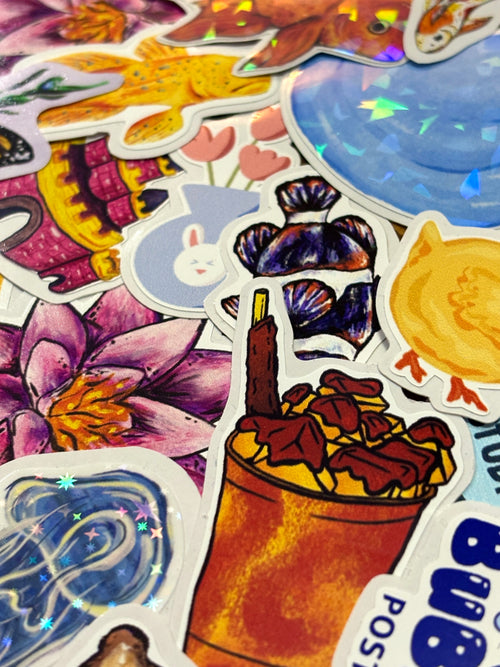 8pc Mystery Sticker Set