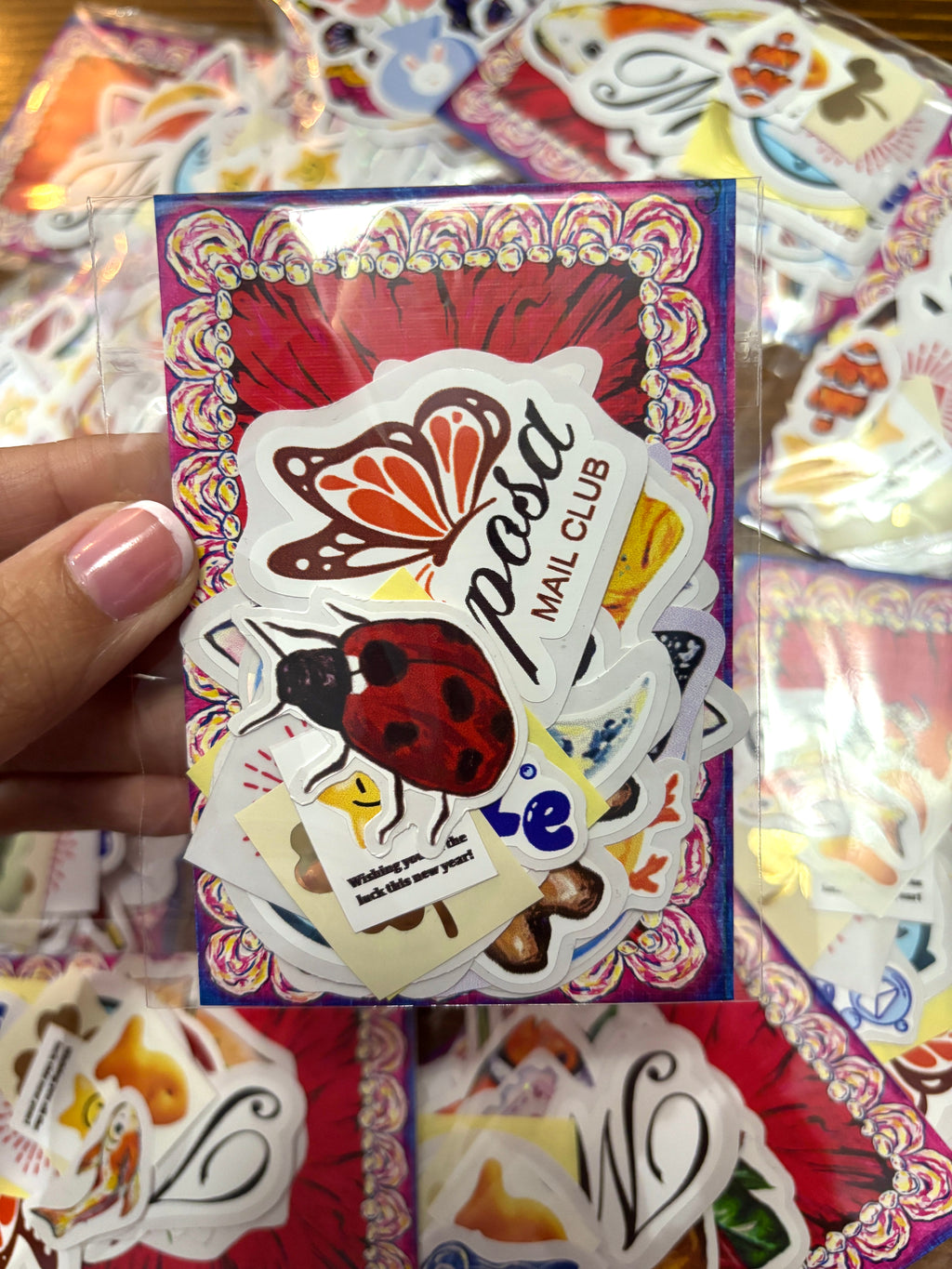 8pc Mystery Sticker Set