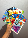 8 pc Art Print Set