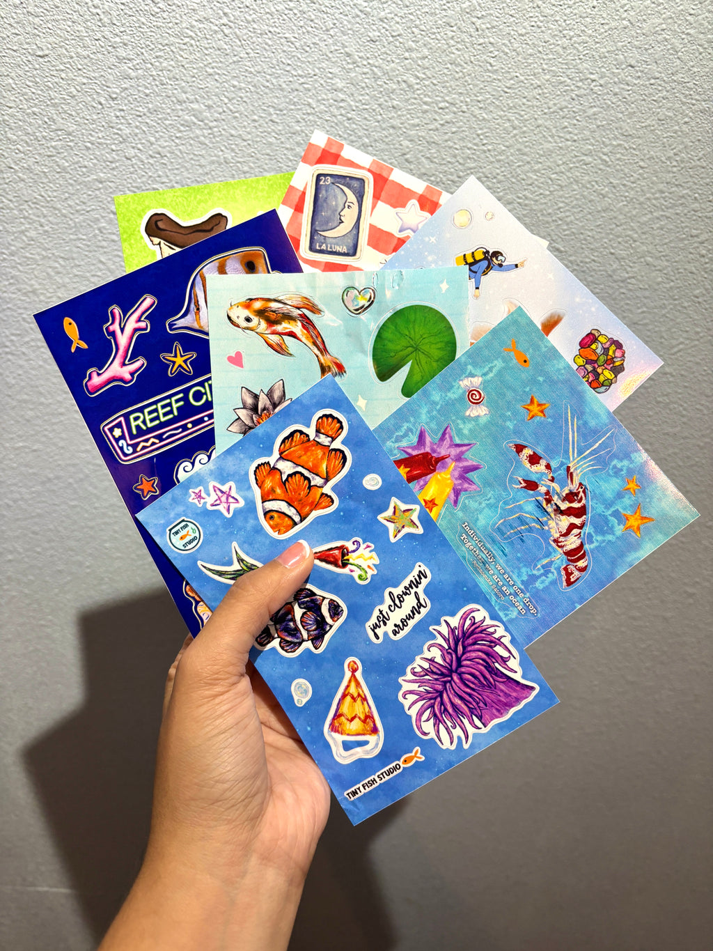 7 pc. Sticker Sheet Oopsies Set