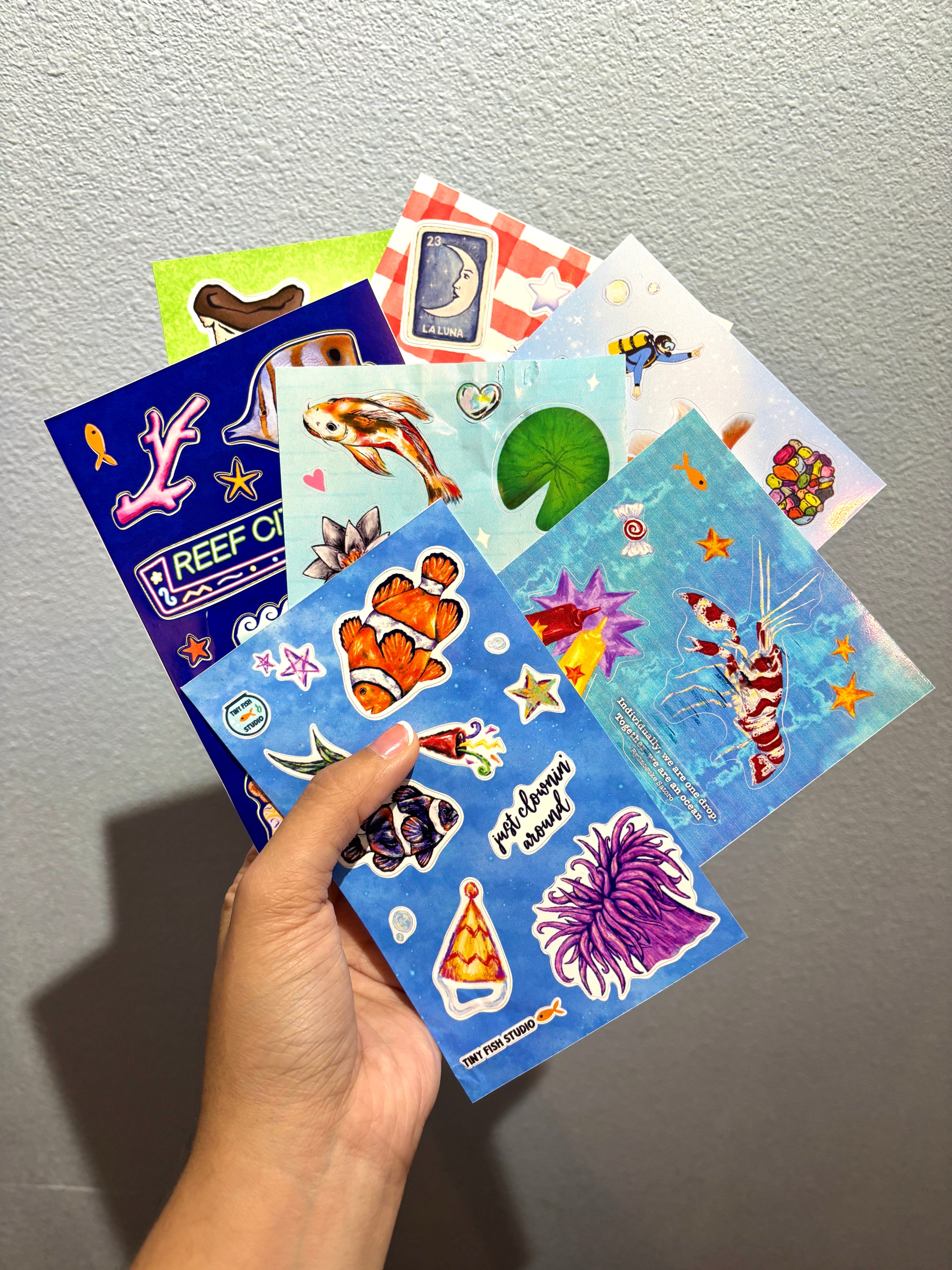 7 pc. Sticker Sheet Oopsies Set