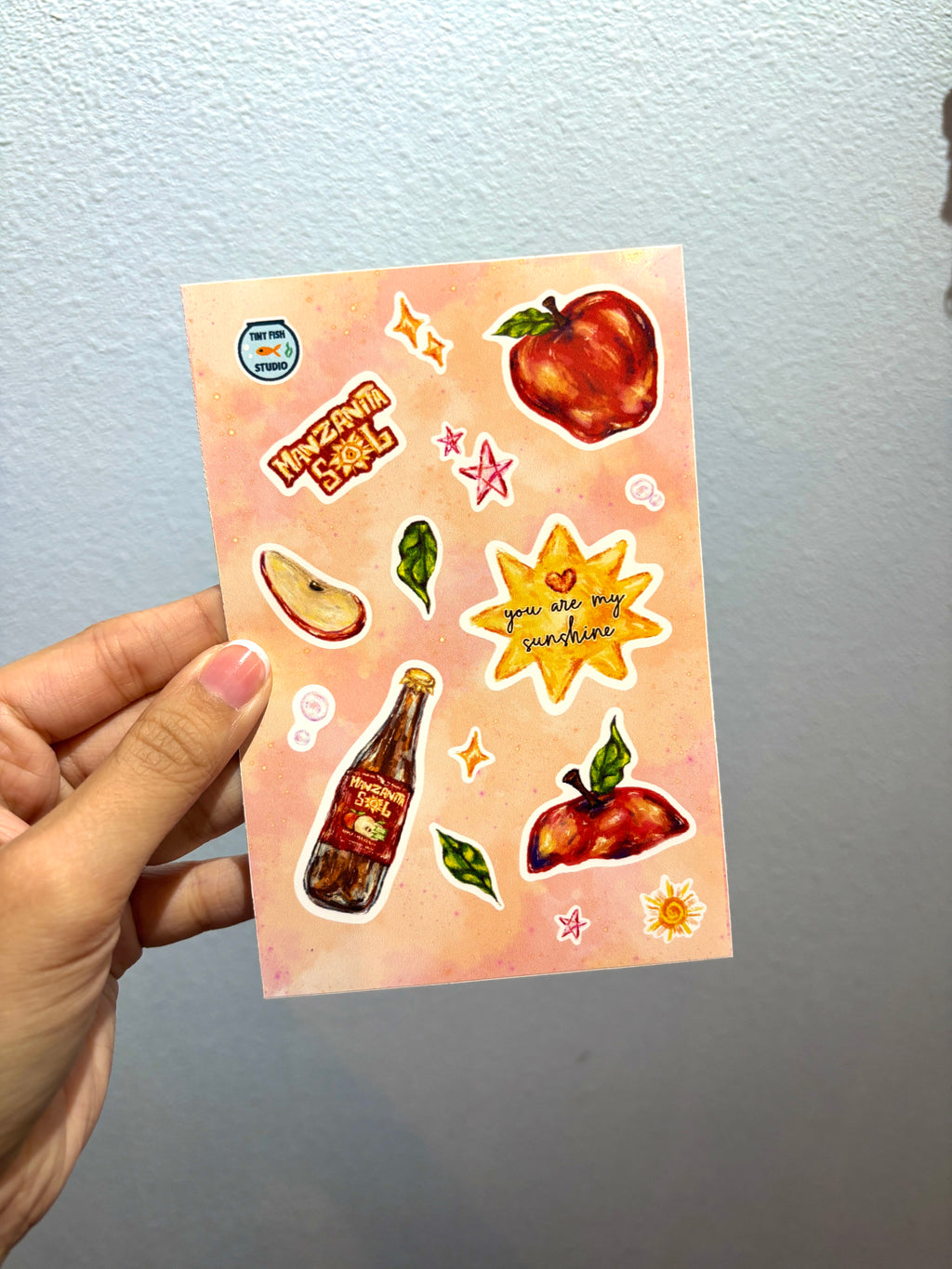 3 pc Uncut Sticker Sheet Set