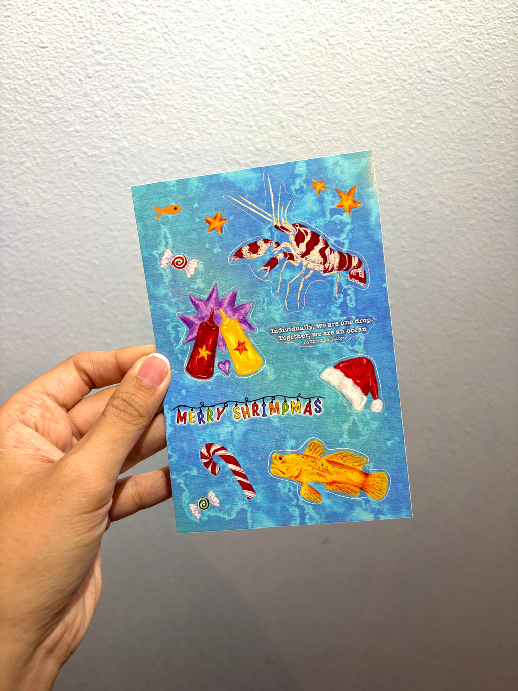 3 pc Uncut Sticker Sheet Set