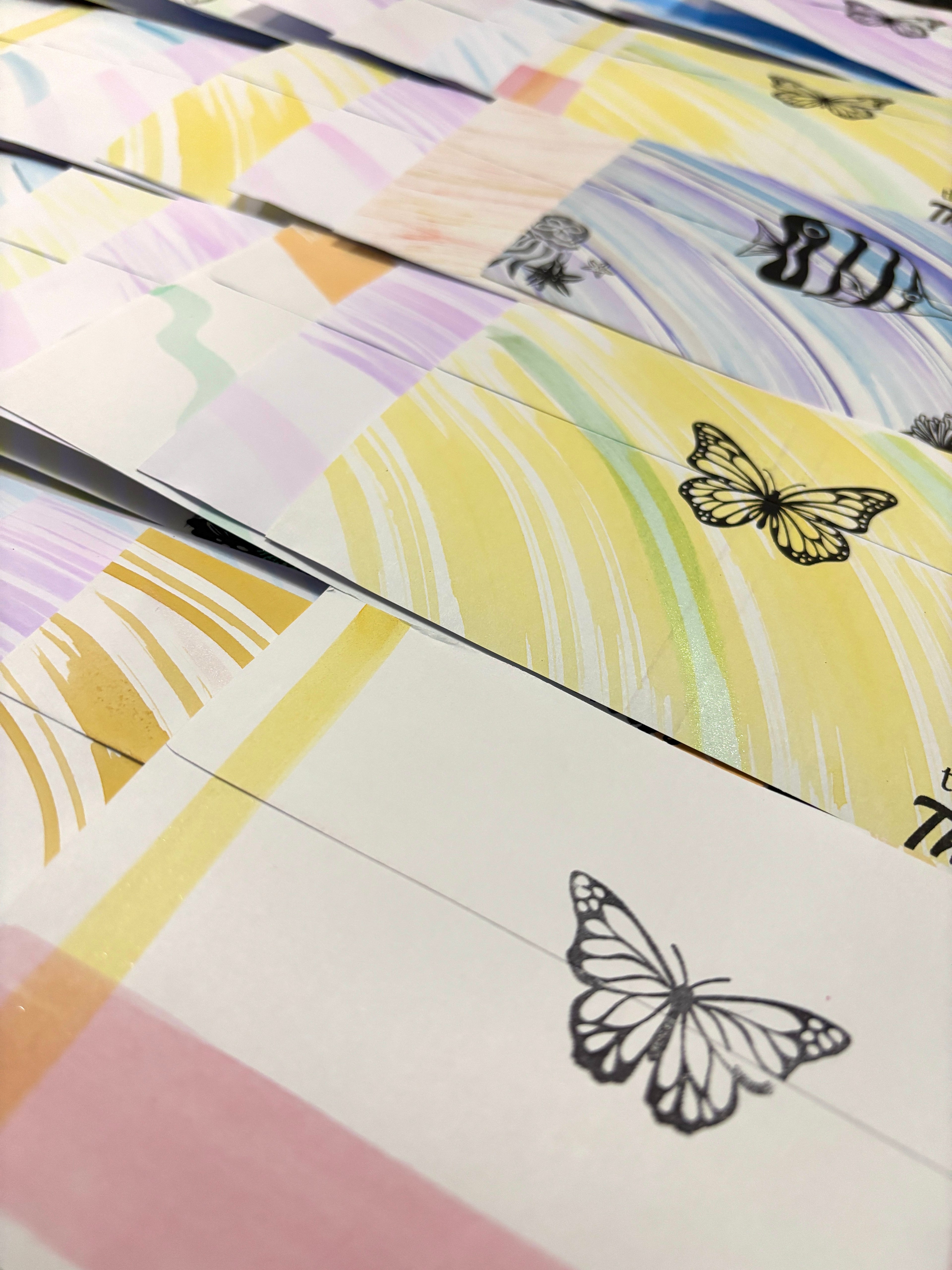 8 pc Envelope Back Set