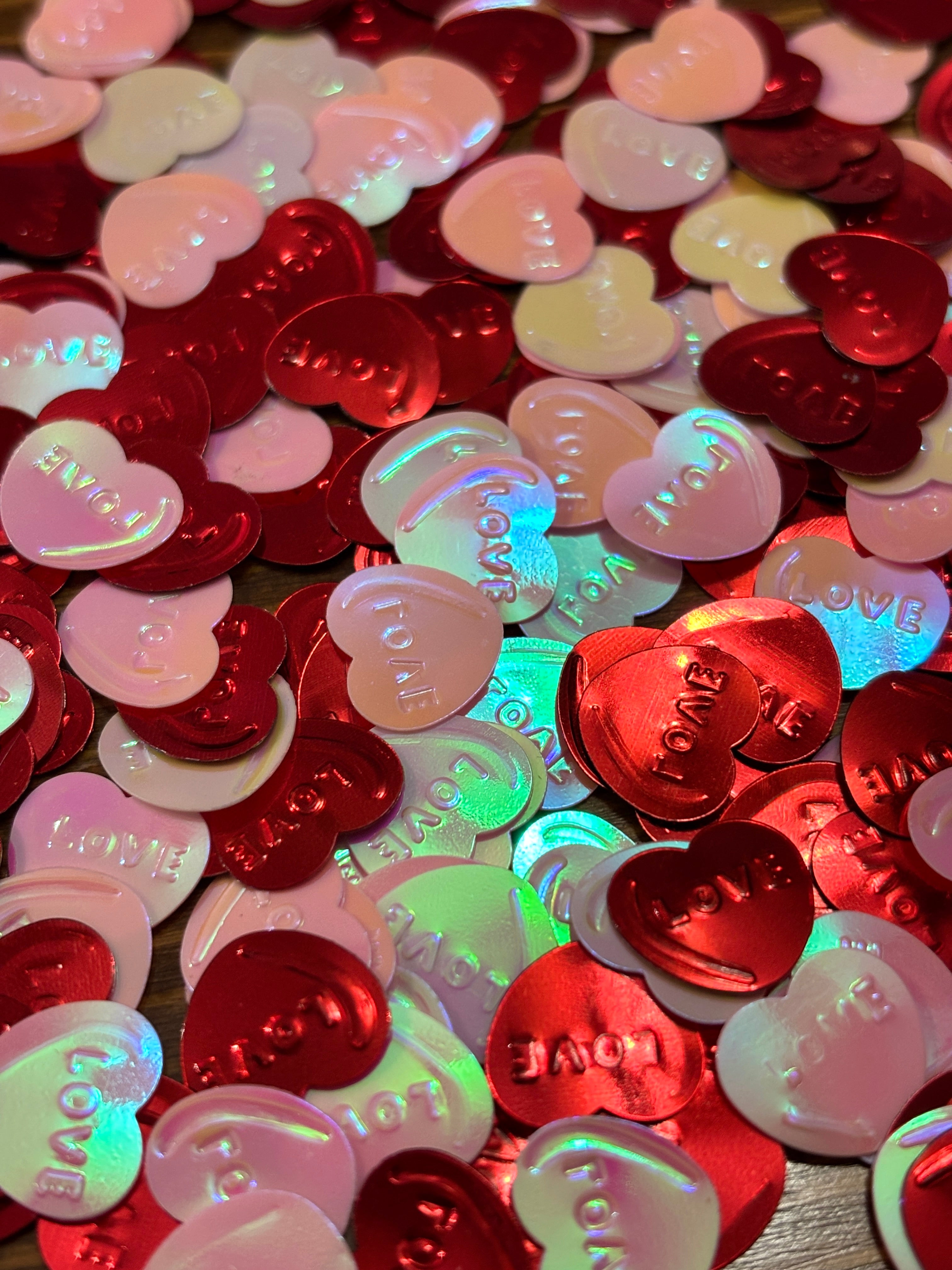 Heart Confetti Bag