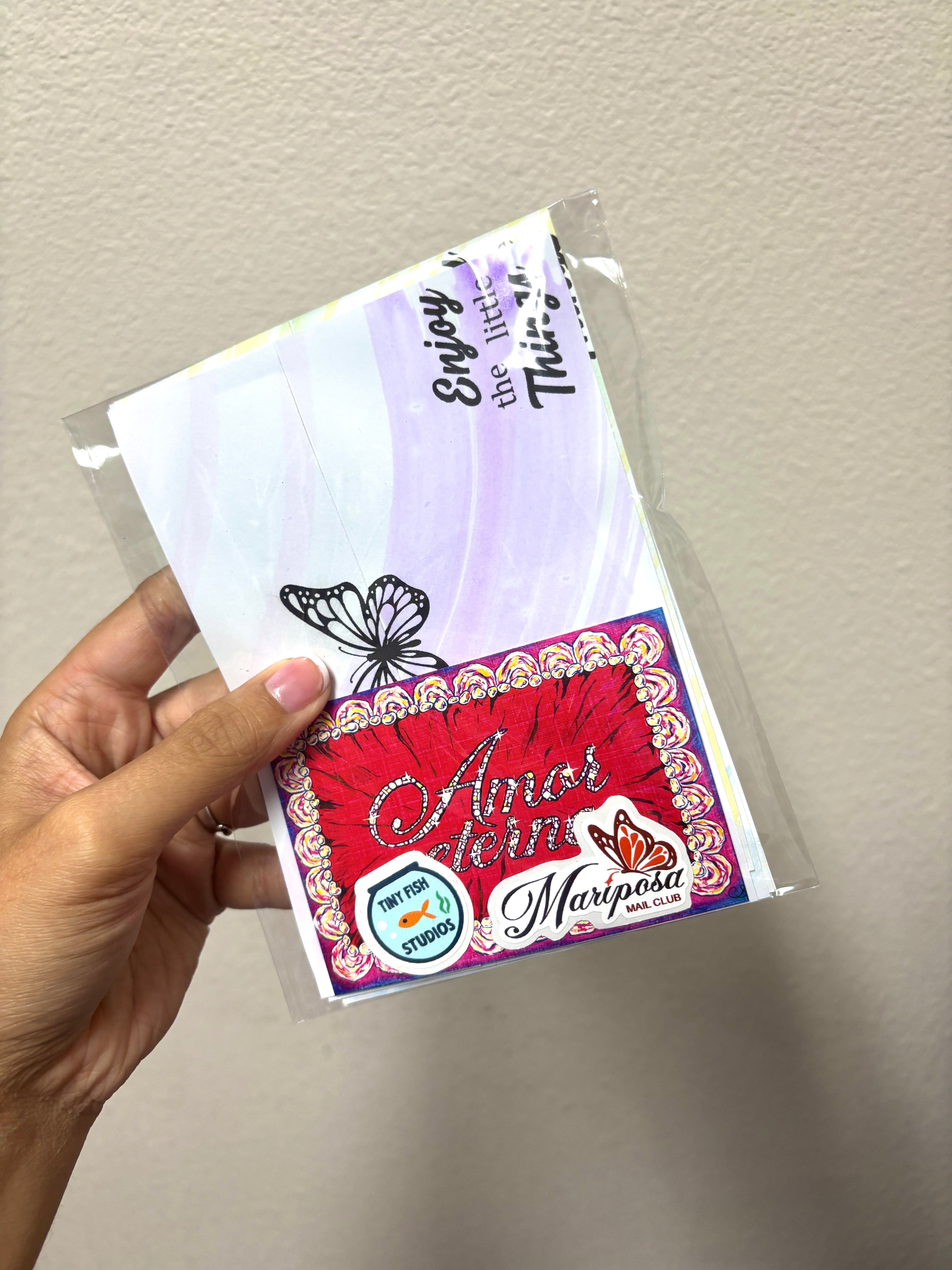 8 pc Envelope Back Set